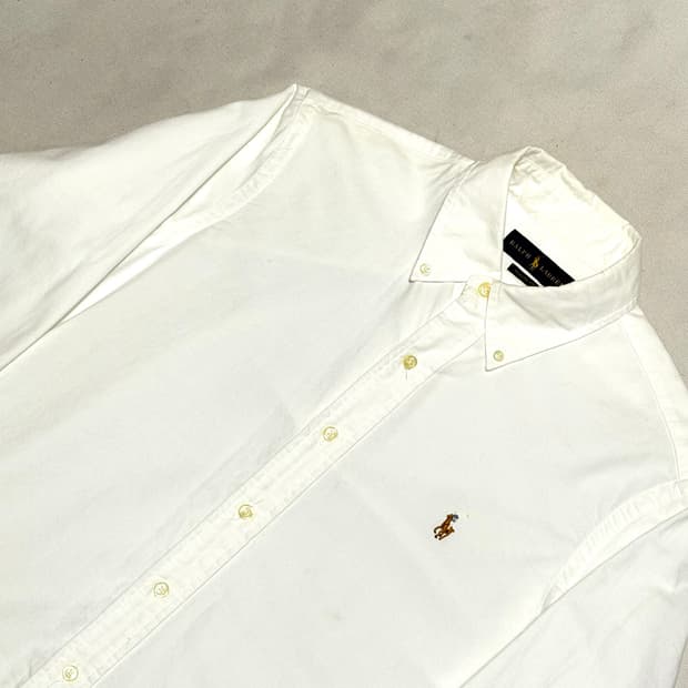 S 폴로랄프로렌 클래식핏 화이트 셔츠