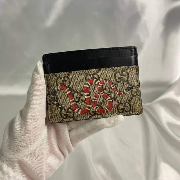 구찌 킹스네이크 카드지갑 단품 A급