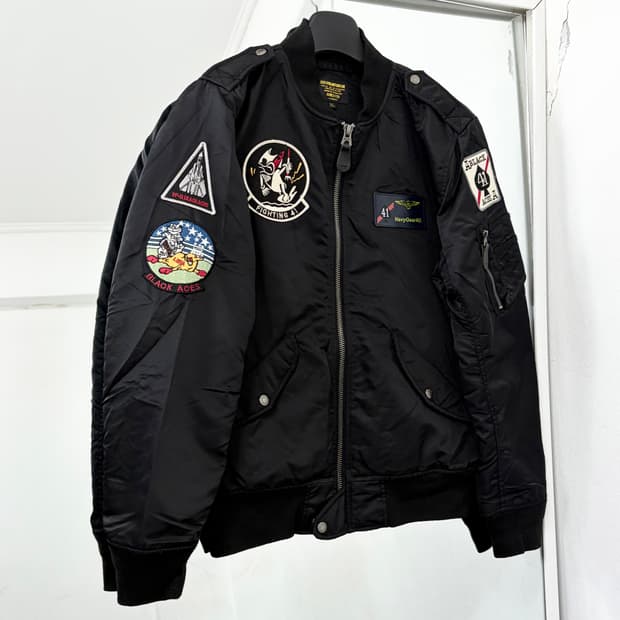 아비렉스 멀티패치 MA-1 자켓