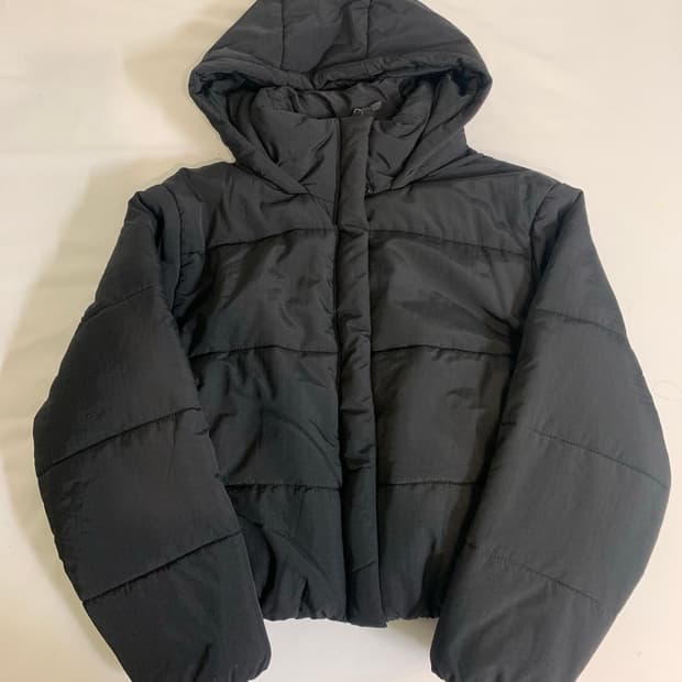 H&m 블랙 숏패딩 m