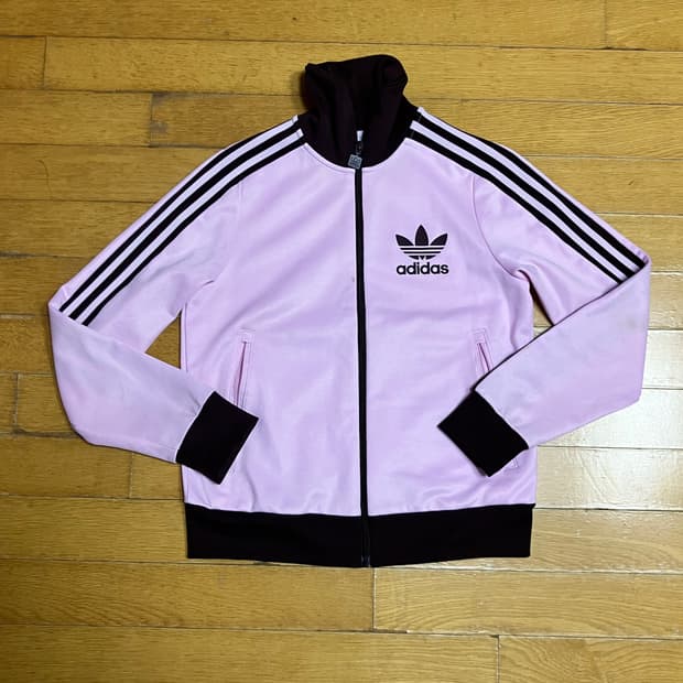 Adidas 아디다스 핀터깔y2k 파이어버드 삼선져지 핑크브라운