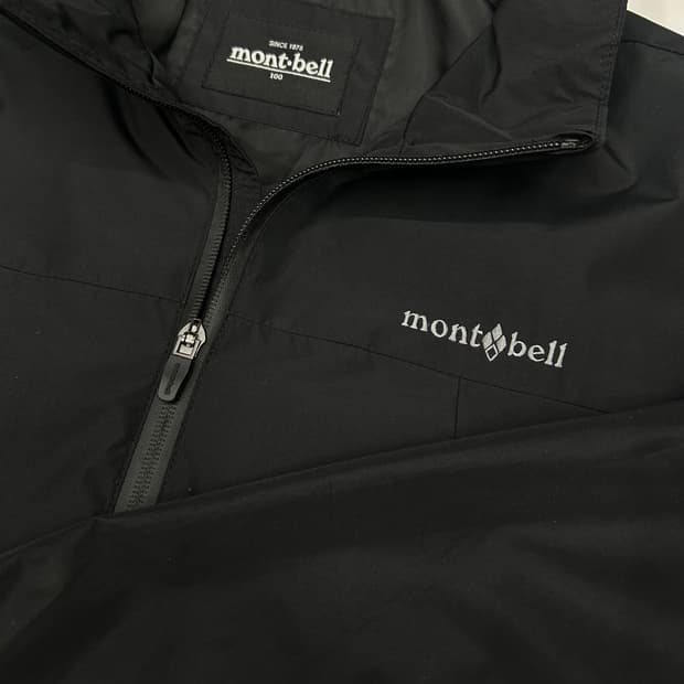 몽벨 블랙 윈드자켓 