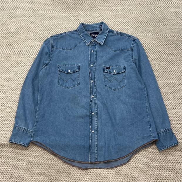 랭글러 데님셔츠 r2425