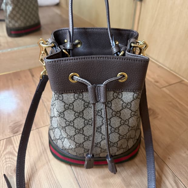 구찌 오피디아 GG 버킷백 스몰