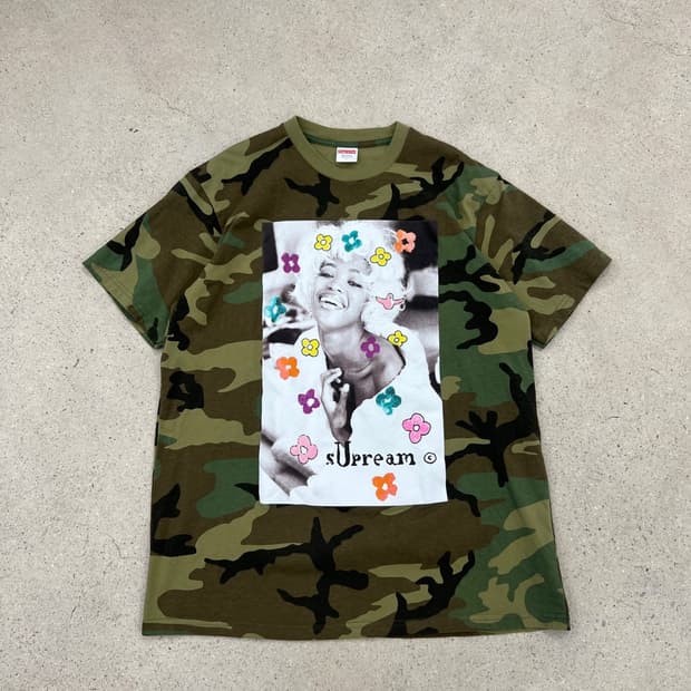 슈프림 20SS 우드랜드 카모 나오미 반팔 티셔츠
