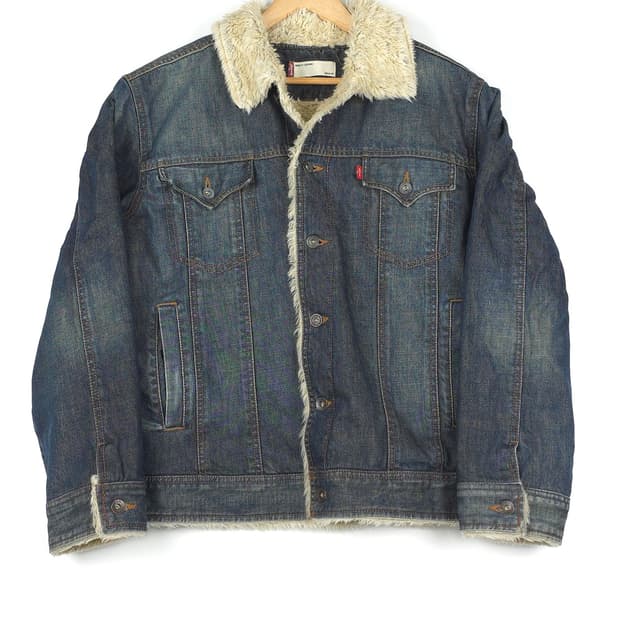 [XL] 리바이스 셰르파 데님자켓