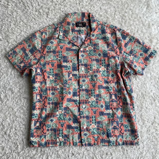 RRL 알로하 반팔셔츠