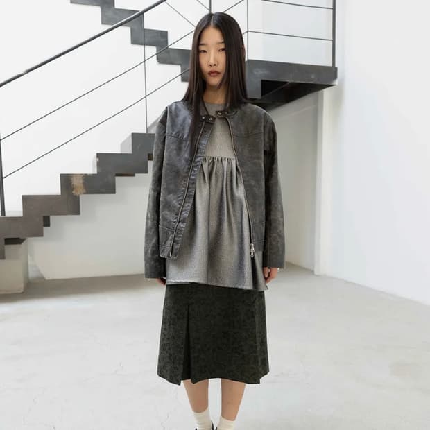 [1사이즈] 999 휴머니티 라이더 레더 자켓 블랙