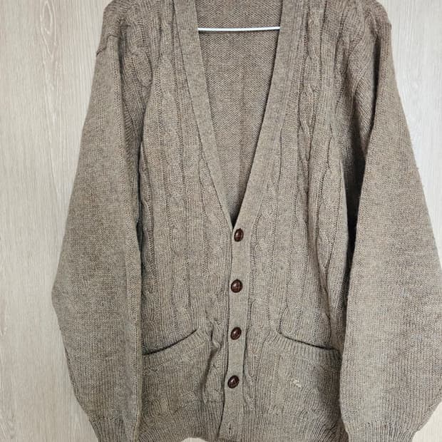 버버리 베이지 가디건