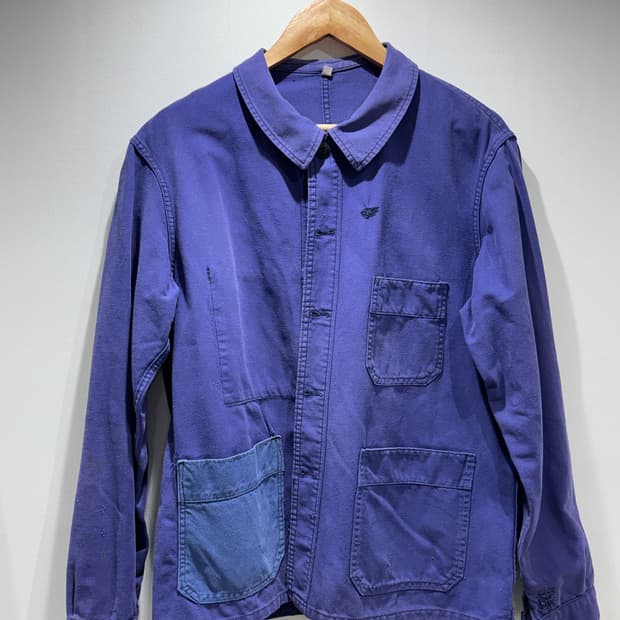 빈티지 코튼 프렌치 워크 자켓