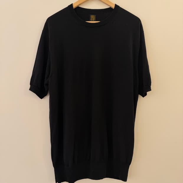 Batoner 4SEASON WOOL CREW NECK HALF SLEE