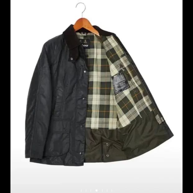 바버 여성 비드넬 왁스 자켓