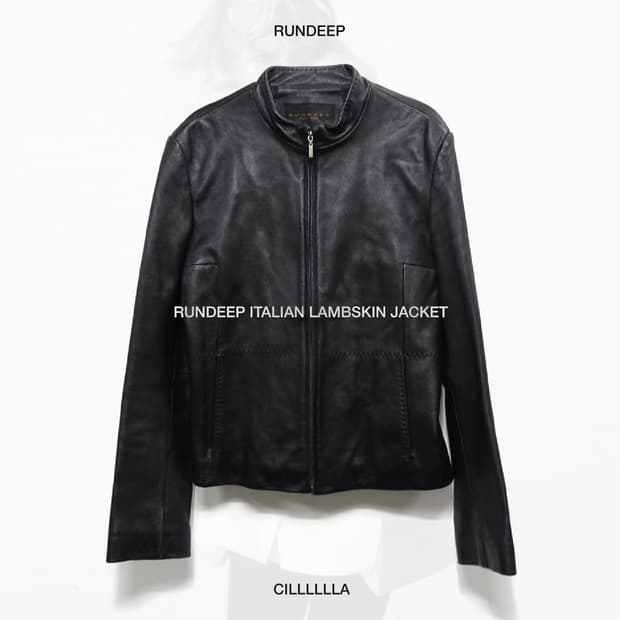 [77] RUNDEEP 런딥 이태리 램스킨 양가죽 자켓
