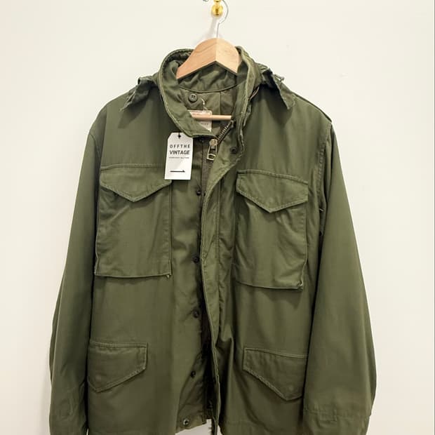 USA 70s m65 방풍 필드 자켓 카키