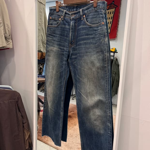 00s Levis 리바이스 502 컷오프 데님 팬츠 (31-32inch)