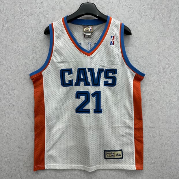 100 NBA 마제스틱 클리블랜드 MILES 농구 유니폼