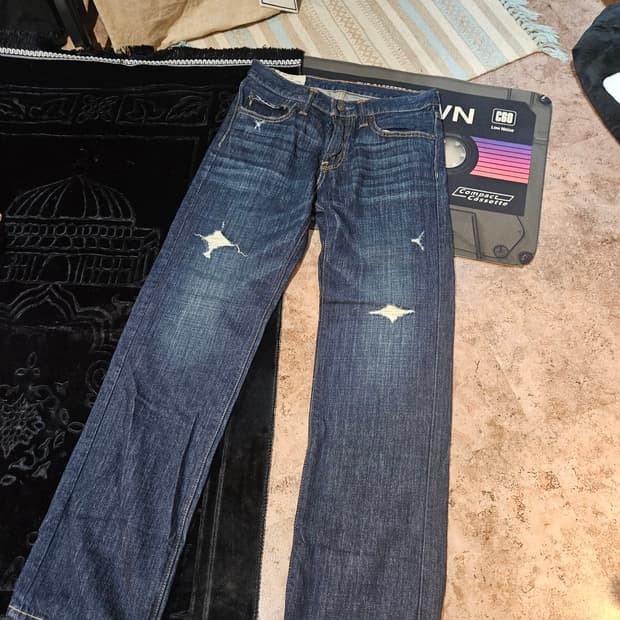 Abercrombie  디스트로이드 데님 팬츠