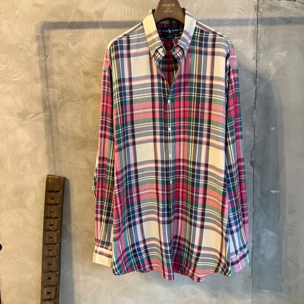 폴로 랄프로렌 마드라스 셔츠 남성105