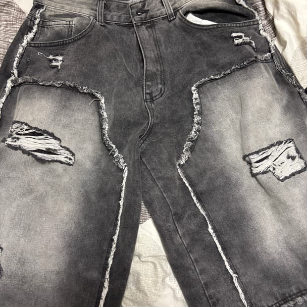 청버뮤다 데미지 팬츠