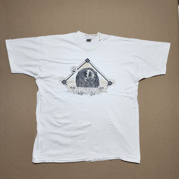 90s USA GRIZZLY BEAR 빈티지 티셔츠90