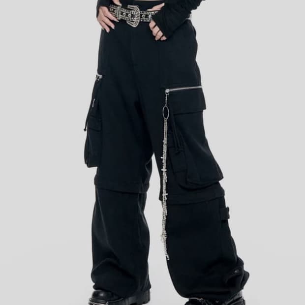 스키즘인듀싱 big cargo pants m