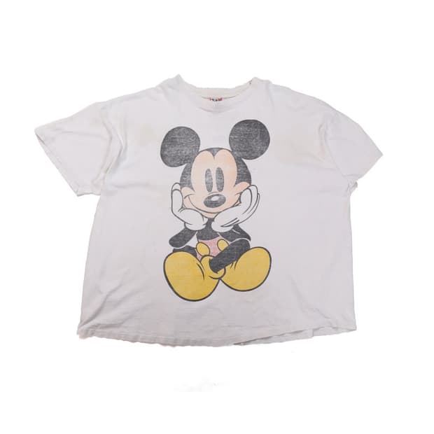 90’sDisney Mickey Mouse Printing T-shirt