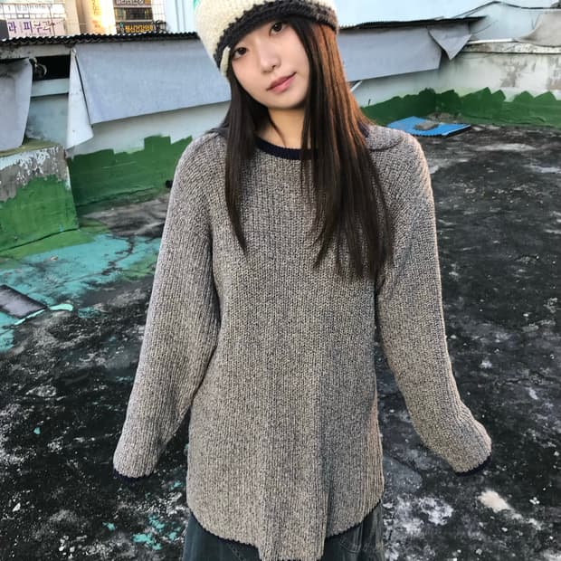 캘빈클라인 루즈핏 니트