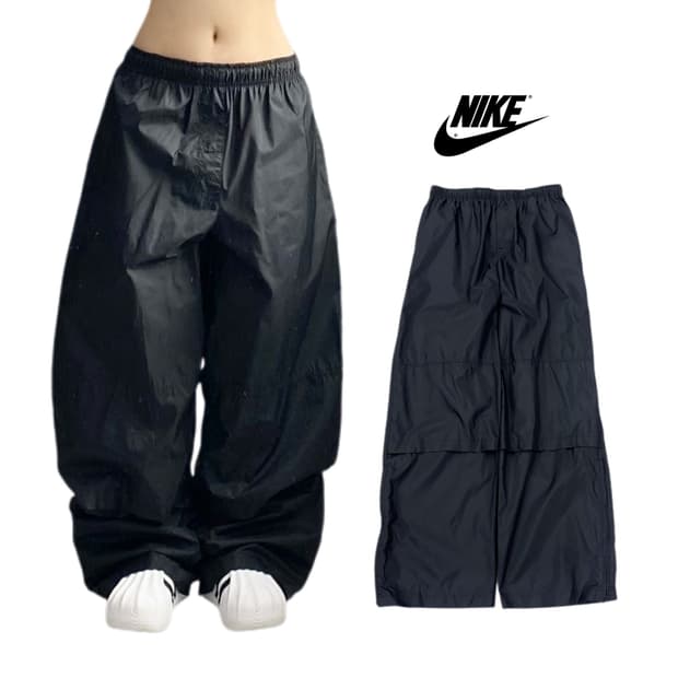 나이키 00s 올드스쿨 와이드 바람막이 트랙팬츠