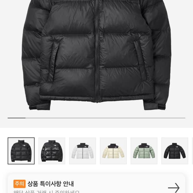 노스페이스 눕시 1996 에코 무광