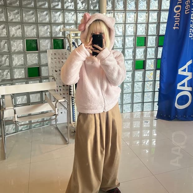 FULL ZIP 마시멜로 풀집업 파카