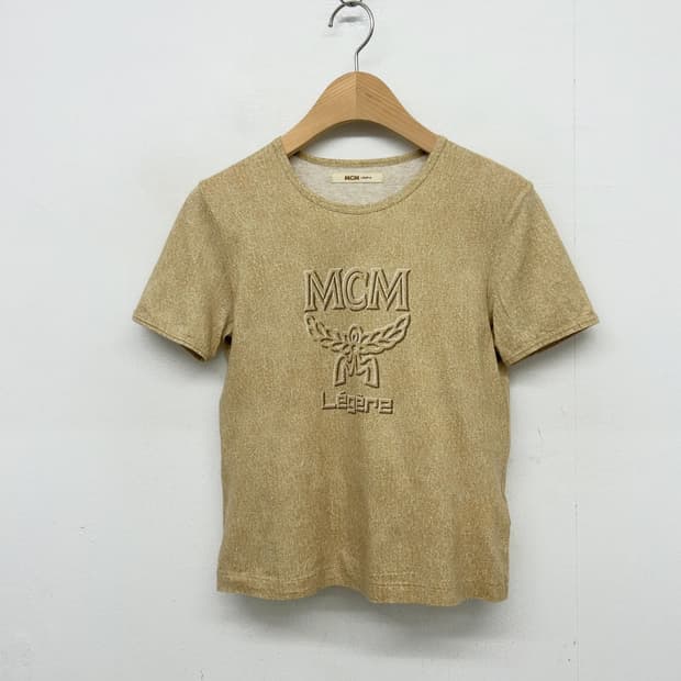 [JPN] MCM 로고 반팔 티셔츠
