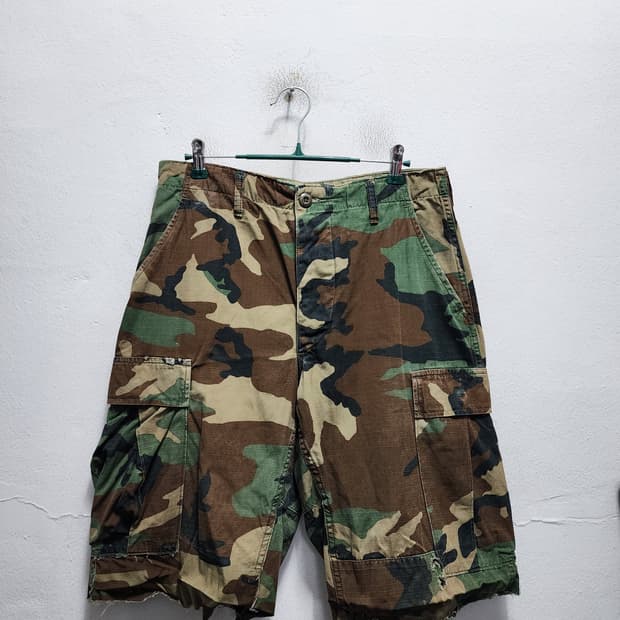 미군 데미지 밀리터리 반바지