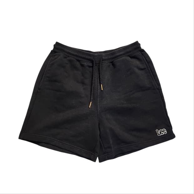 Lee 리 트레이닝 블랙 반바지 (M)