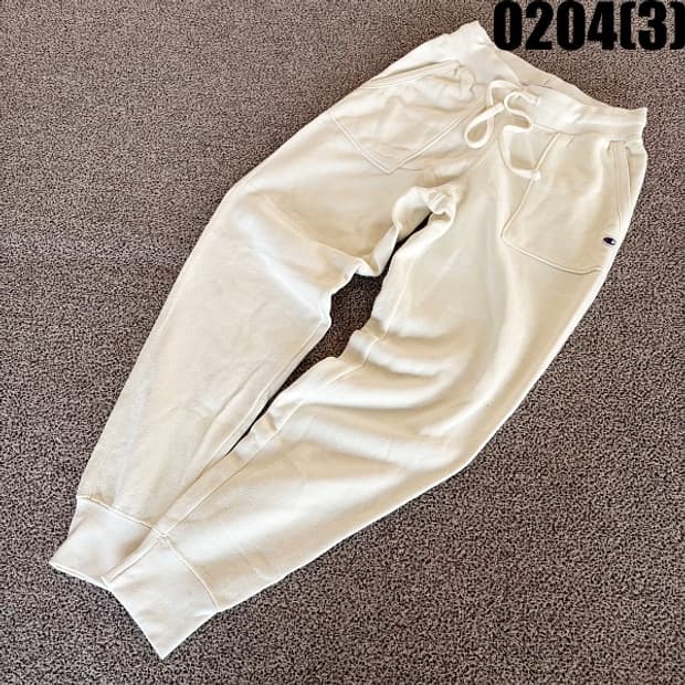 [S] 챔피온 여성 아이보리 트레이닝 조거 팬츠 0204(3)