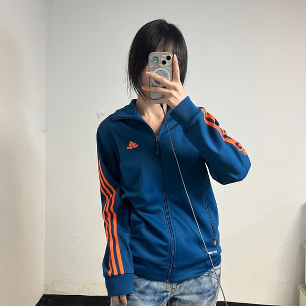 Adidas Blue Orange Track Jacket