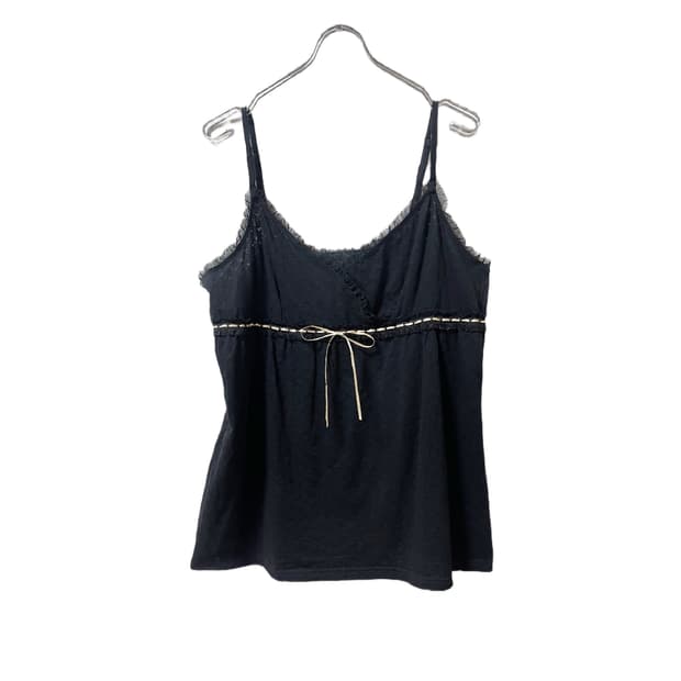Old Uniqlo Lace Ribbon Sleeveless Top