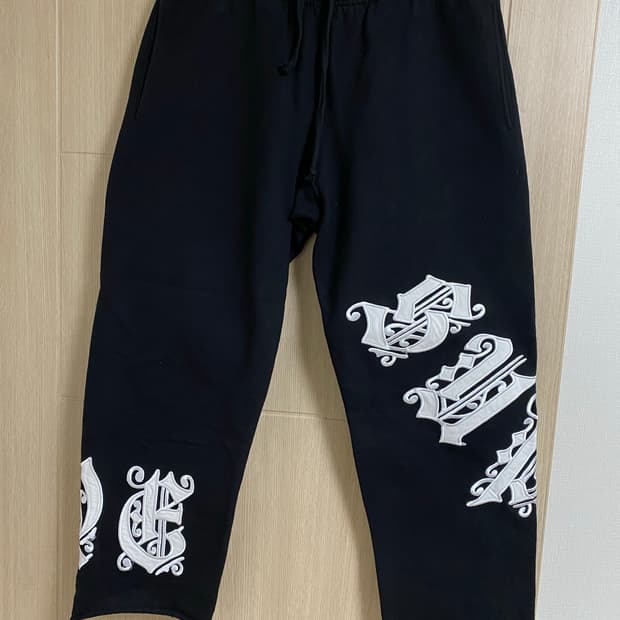 슈프림 올드 잉글리쉬 랩 스웻팬츠 S