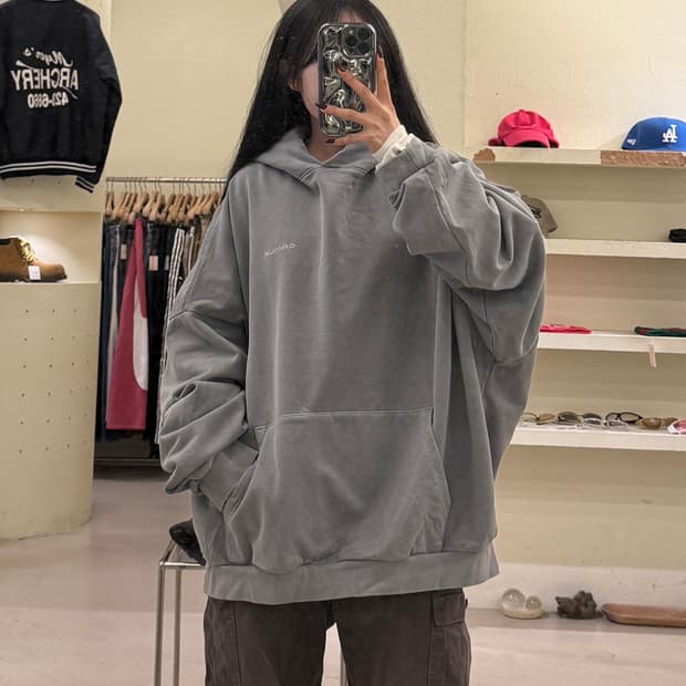 그레일즈 로고 후드티 U1344