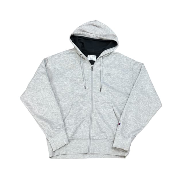 Champion 후드집업 그레이
