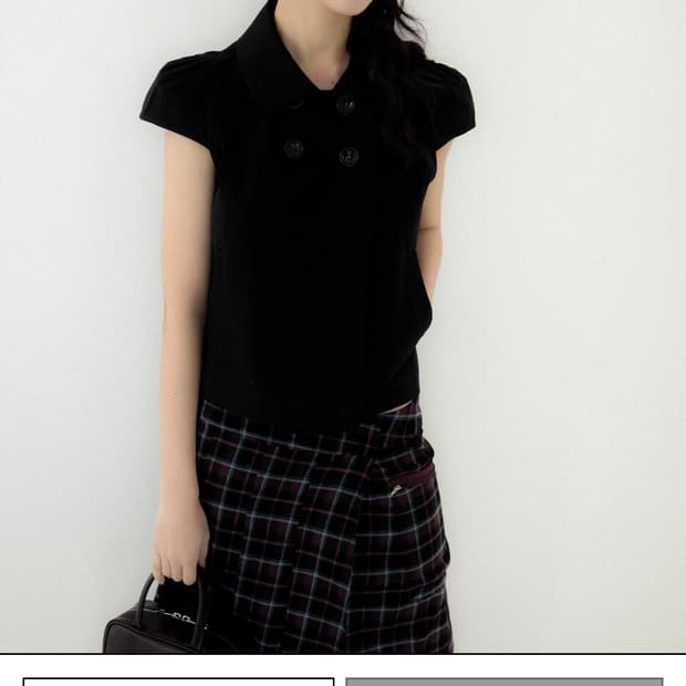 인앤양인하모니 Popo blouse jk 포포 블라우스 자켓 블랙