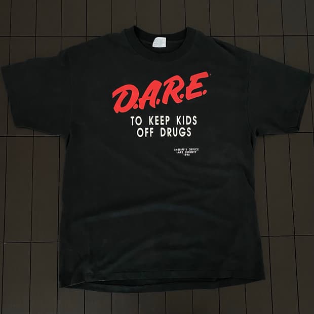(XL) 90s 빈티지 DARE 티셔츠
