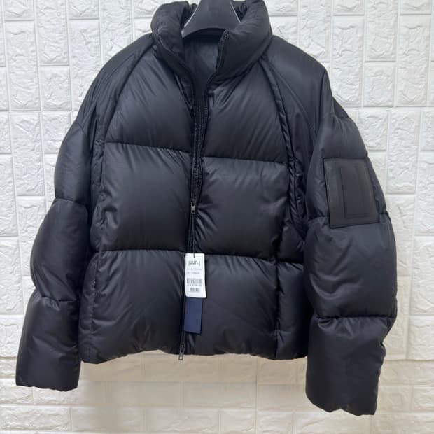 (25FW새상품)준지 립스탑 슬리브 디테처블 숏 다운 점퍼(46)