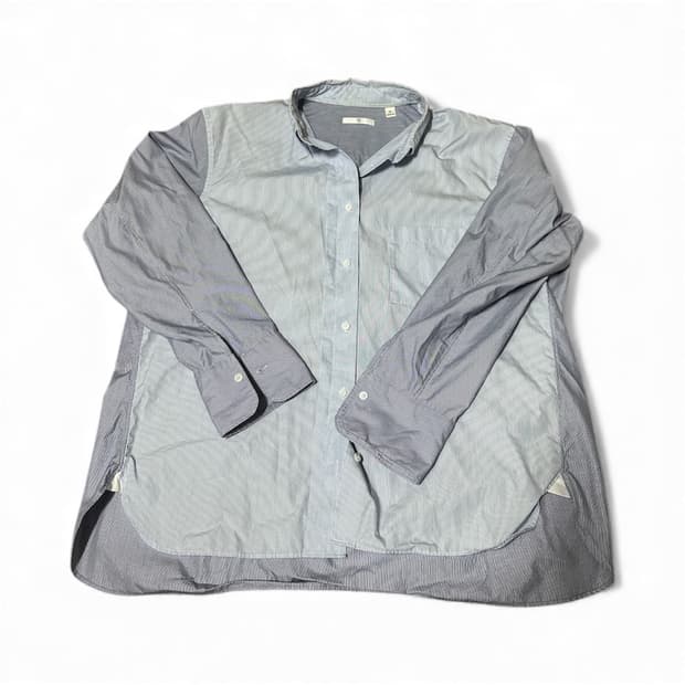 유니클로 질샌더 스트라이프셔츠 XL