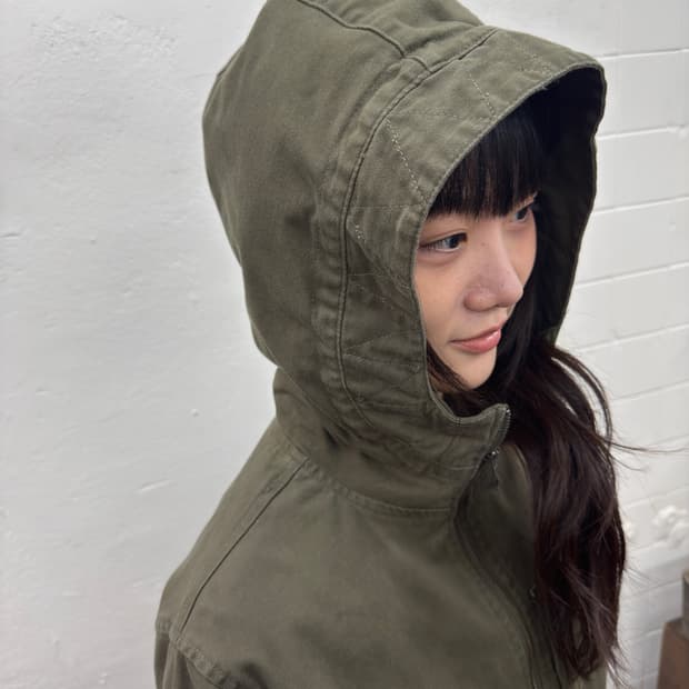 올리브 후드 자켓 (Olive Hood Jacket)