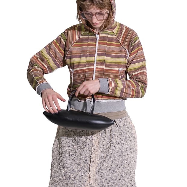 [F]퍼버즈 25fw 크래쉬 스트라이프 후드집업