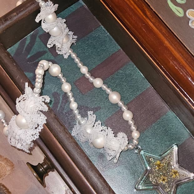 Vintage star necklace