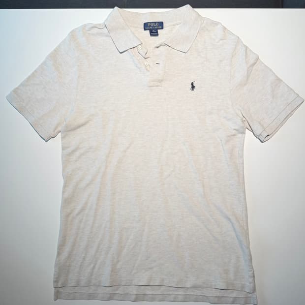 폴로랄프로렌 카라티 반팔 아이보리 남성 M