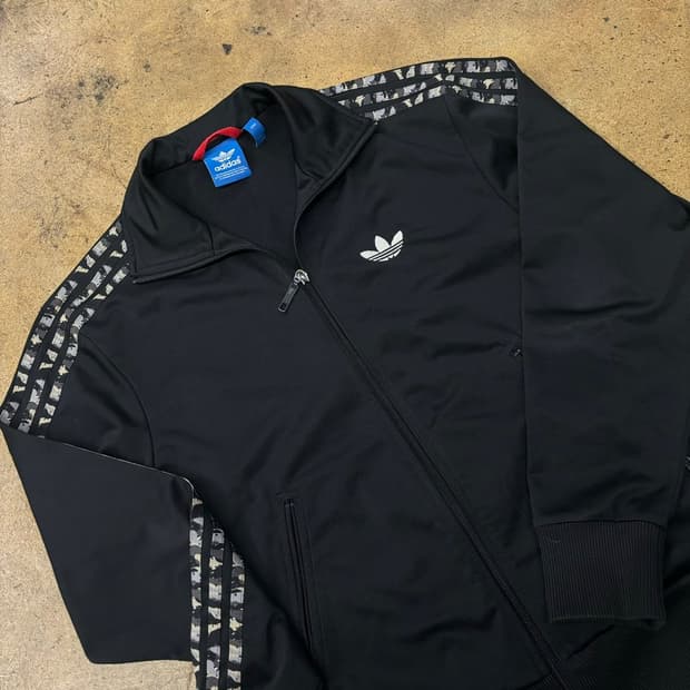 아디다스 카모 밀리터리 블랙 파이어버드 구파이어버드 져지 트랙탑 90