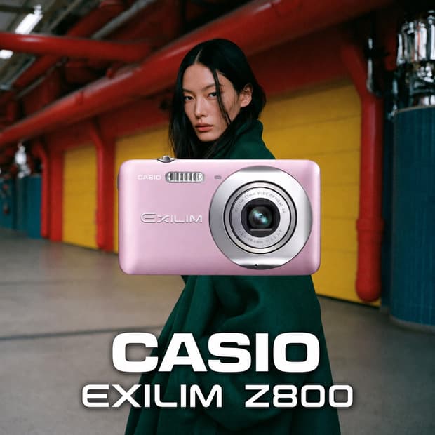 카시오 엑슬림 Z800 실버 빈티지 디지털카메라 디카