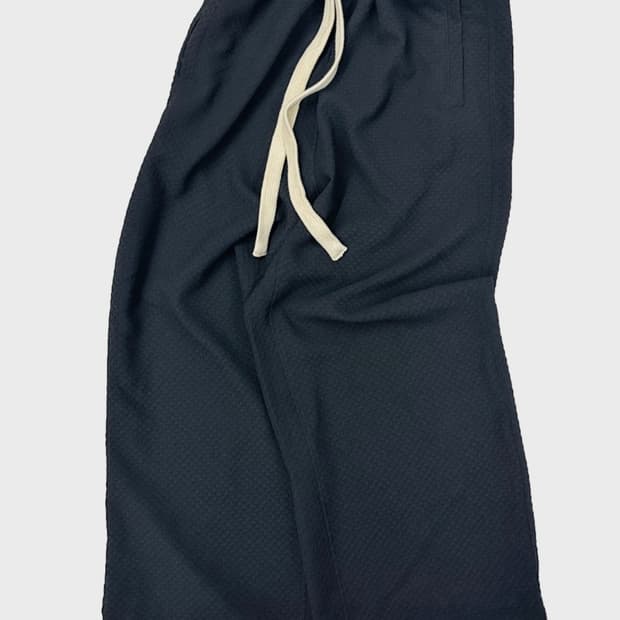 논노드 카프리 파자마 팬츠 자카드 블랙 1사이즈